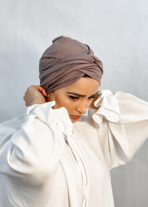 Twist Turban - Wood