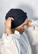 Load image into Gallery viewer, Twist Turban - Black
