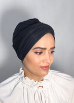 Load image into Gallery viewer, Twist Turban - Black
