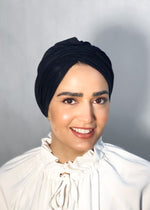 Load image into Gallery viewer, Twist Turban - Black
