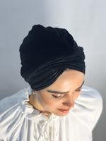 Load image into Gallery viewer, Twist Turban - Black
