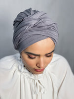 Load image into Gallery viewer, Twist Turban - Grey
